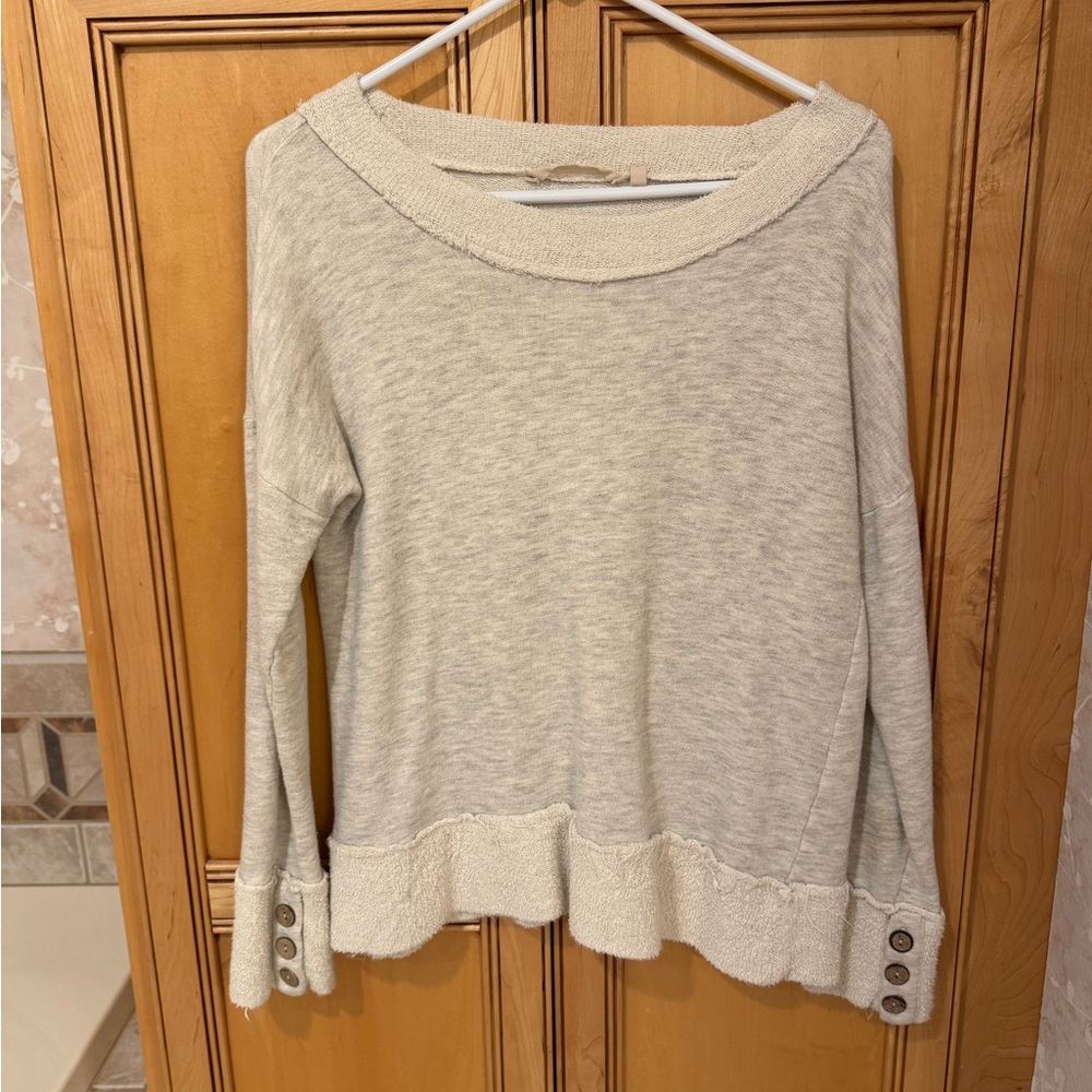 Soft Surroundings Cream Knit Top